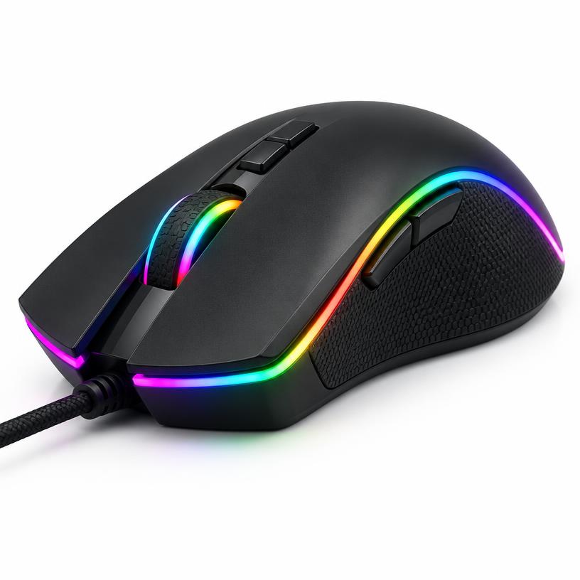 Mouse Gamer 6400 DPI RGB
